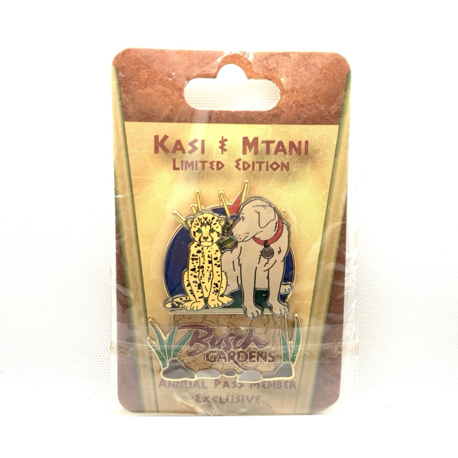 Kasi & Mtani Busch Gardens Tampa Limited Edition AP Exclusive Rare Pin HTF 