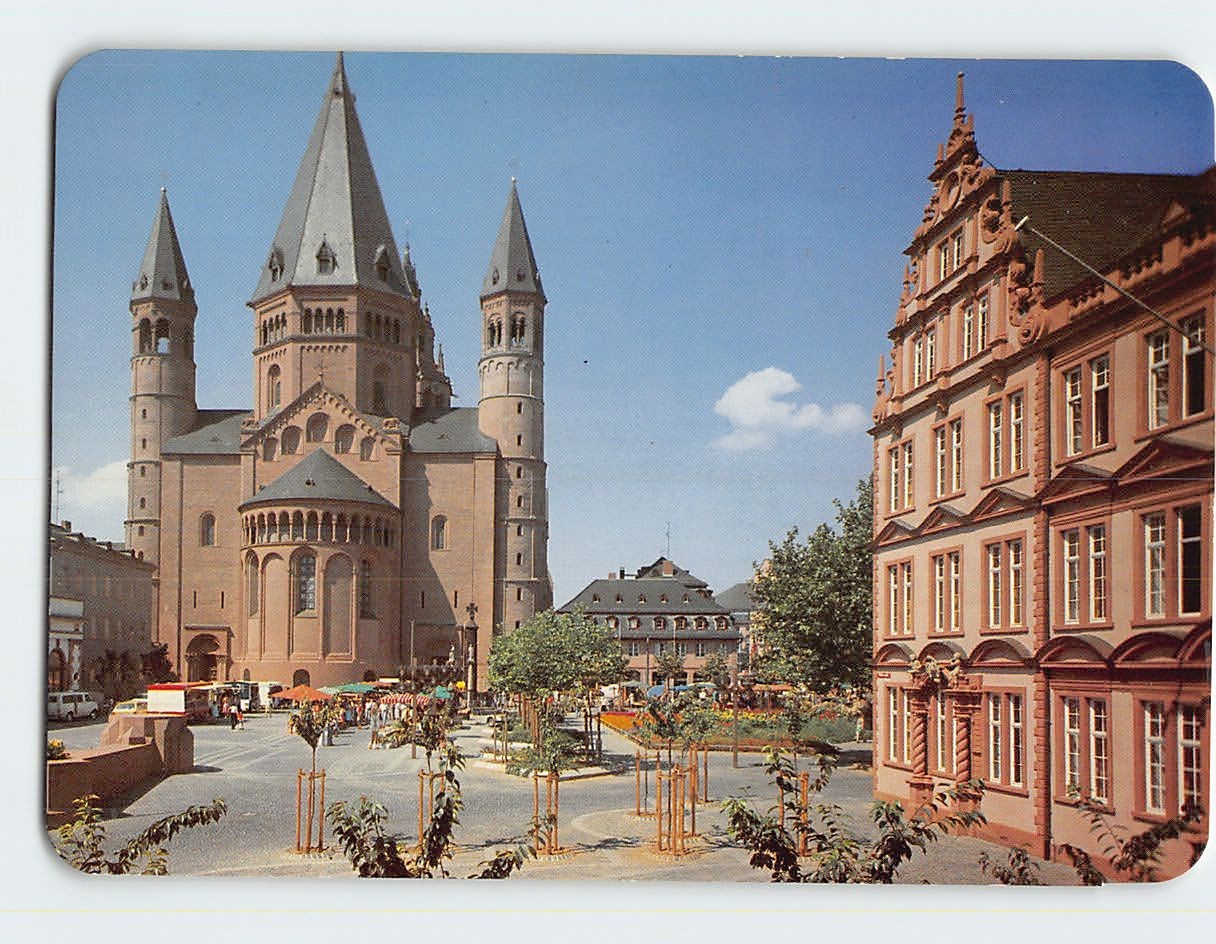 Postcard Der 1000jährige Dom Mainz Germany