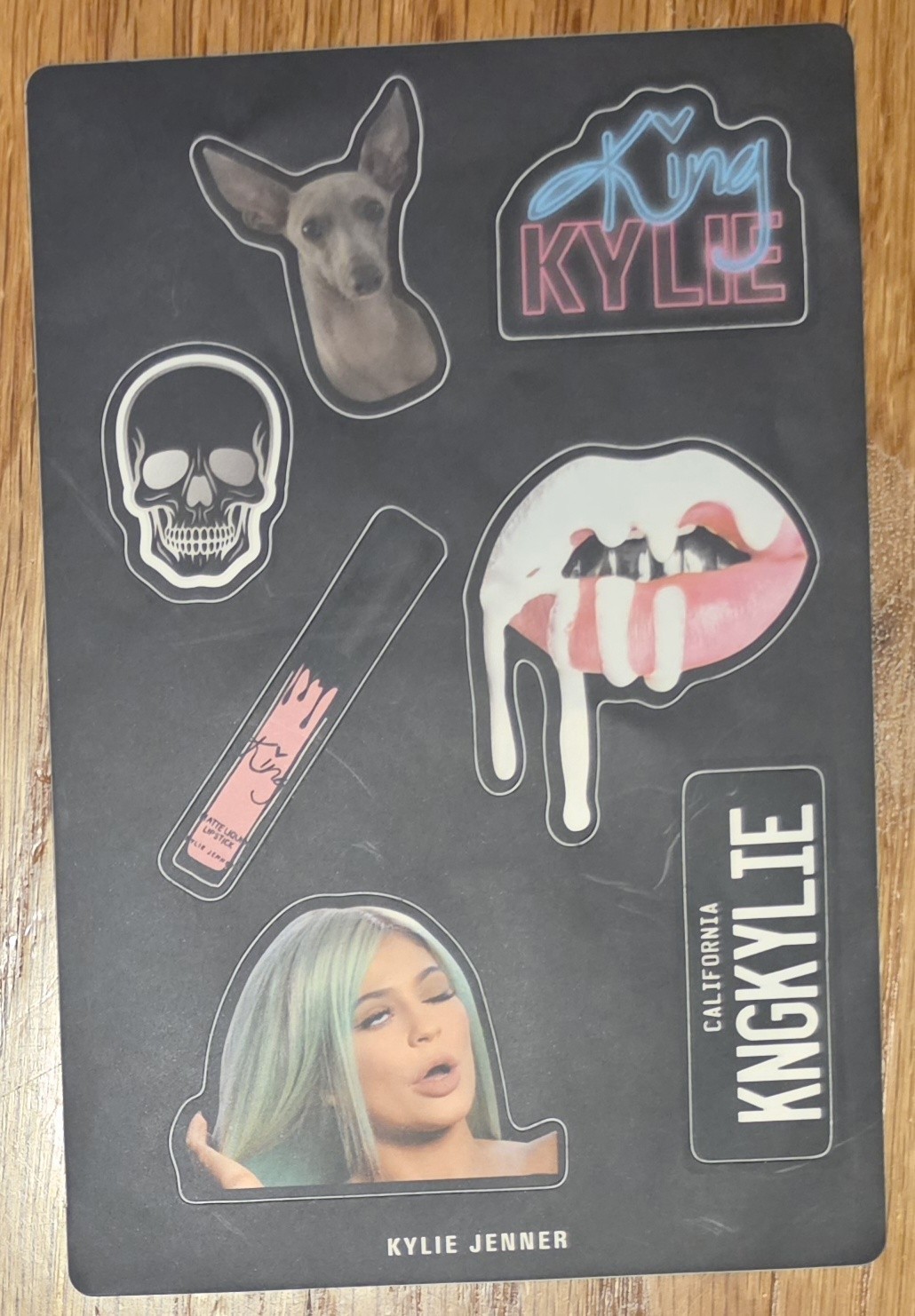 Kylie Jenner King Kylie Cosmetics Sticker Sheet Norman Drip Lip Skull