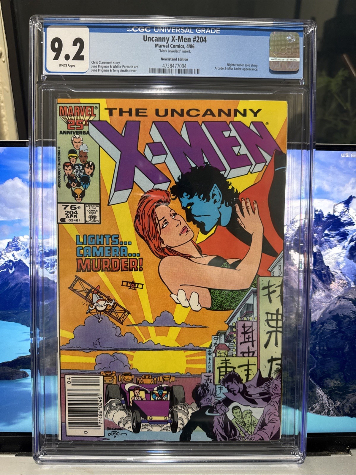 UNCANNY X-MEN #204 CGC 9.2 \