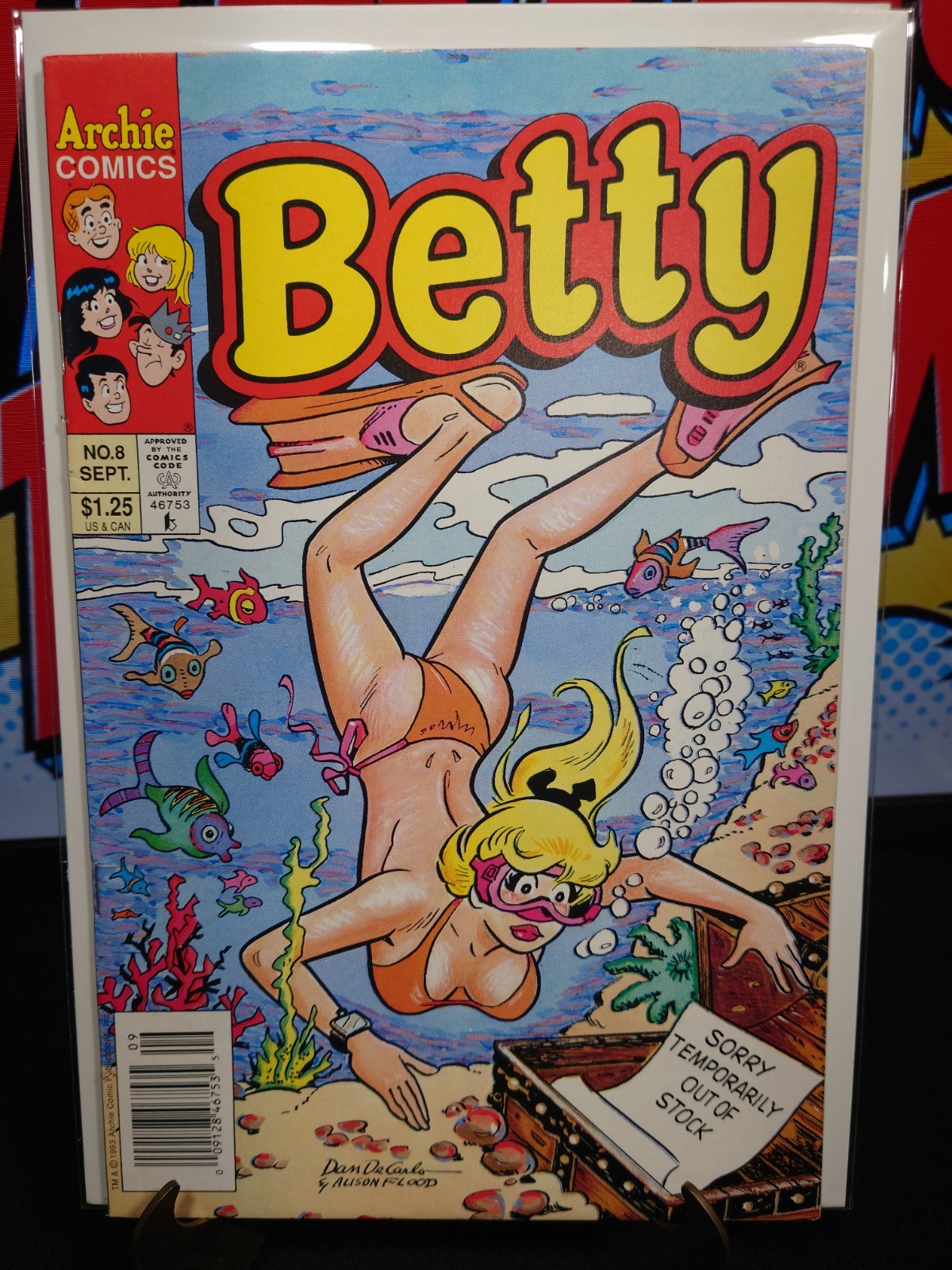 Betty #8 1993 Newsstand Archie Comics Betty #8 1993 Newsstand Archie Comics