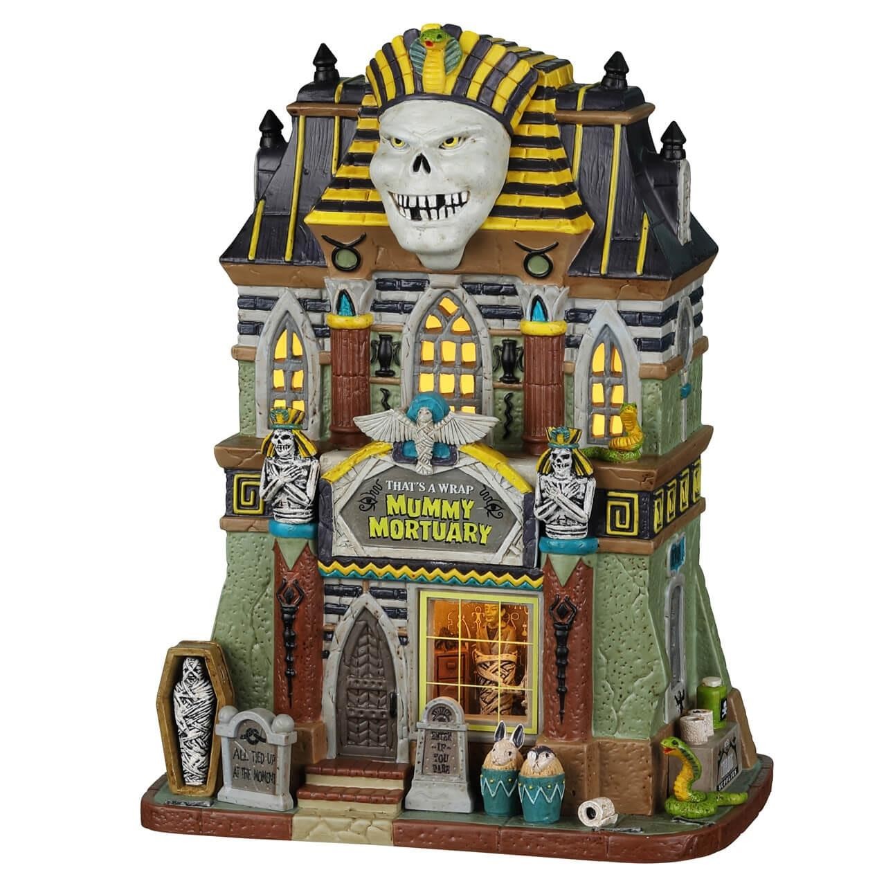 Lemax Spooky Town Halloween Village Thats A Wrap Mummy Mortuary 25850 Lemax Spooky Town Halloween Village Thats A Wrap Mummy Mortuary 25850