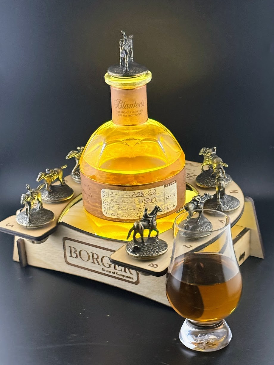 Personalized Lighted Blanton's Collector's Display