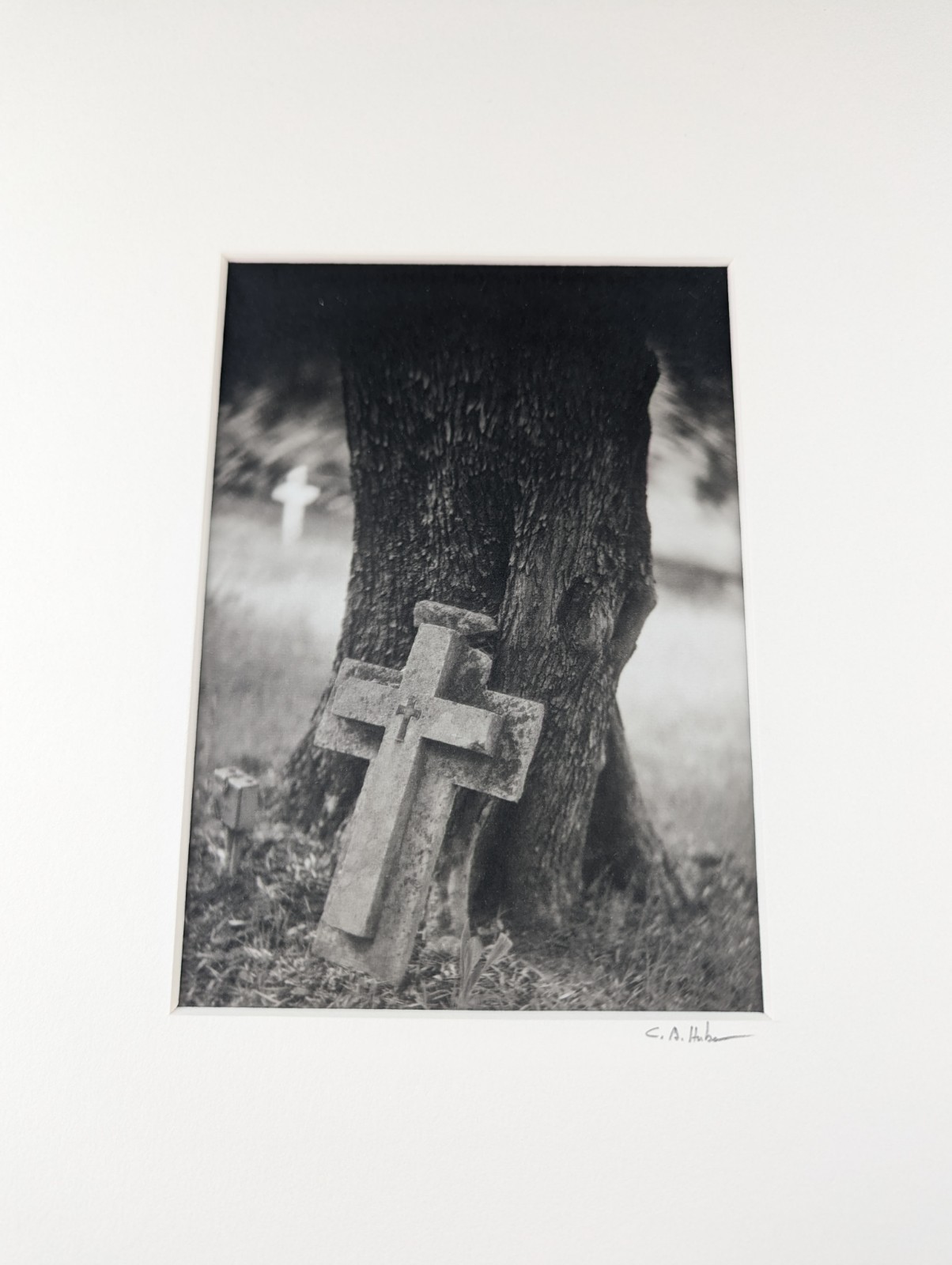 Craig Alan Huber Photograph of a Cross at a Cemetery Beautiful  8\