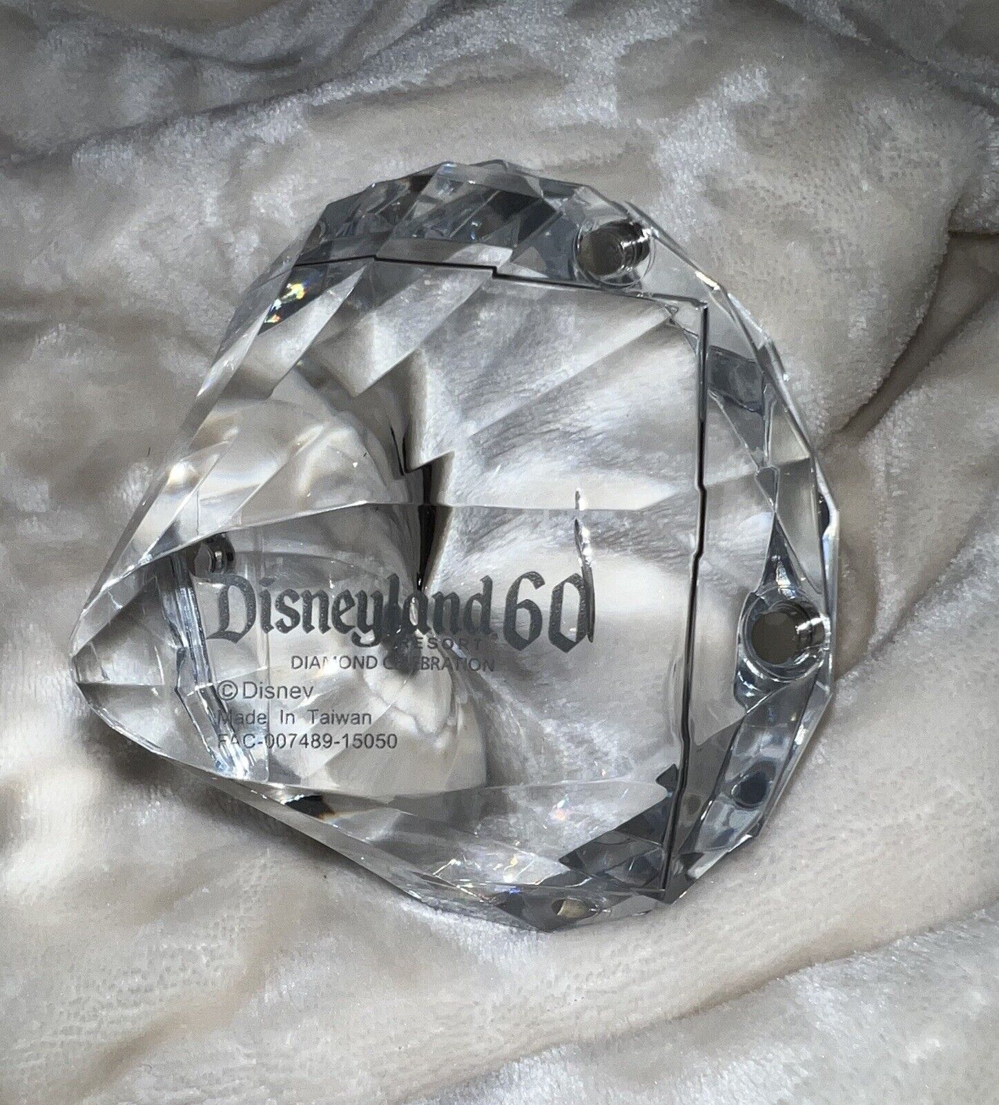 Disneyland Resort 60th Diamond Celebration*Acrylic Diamond-Shaped Picture Frame*