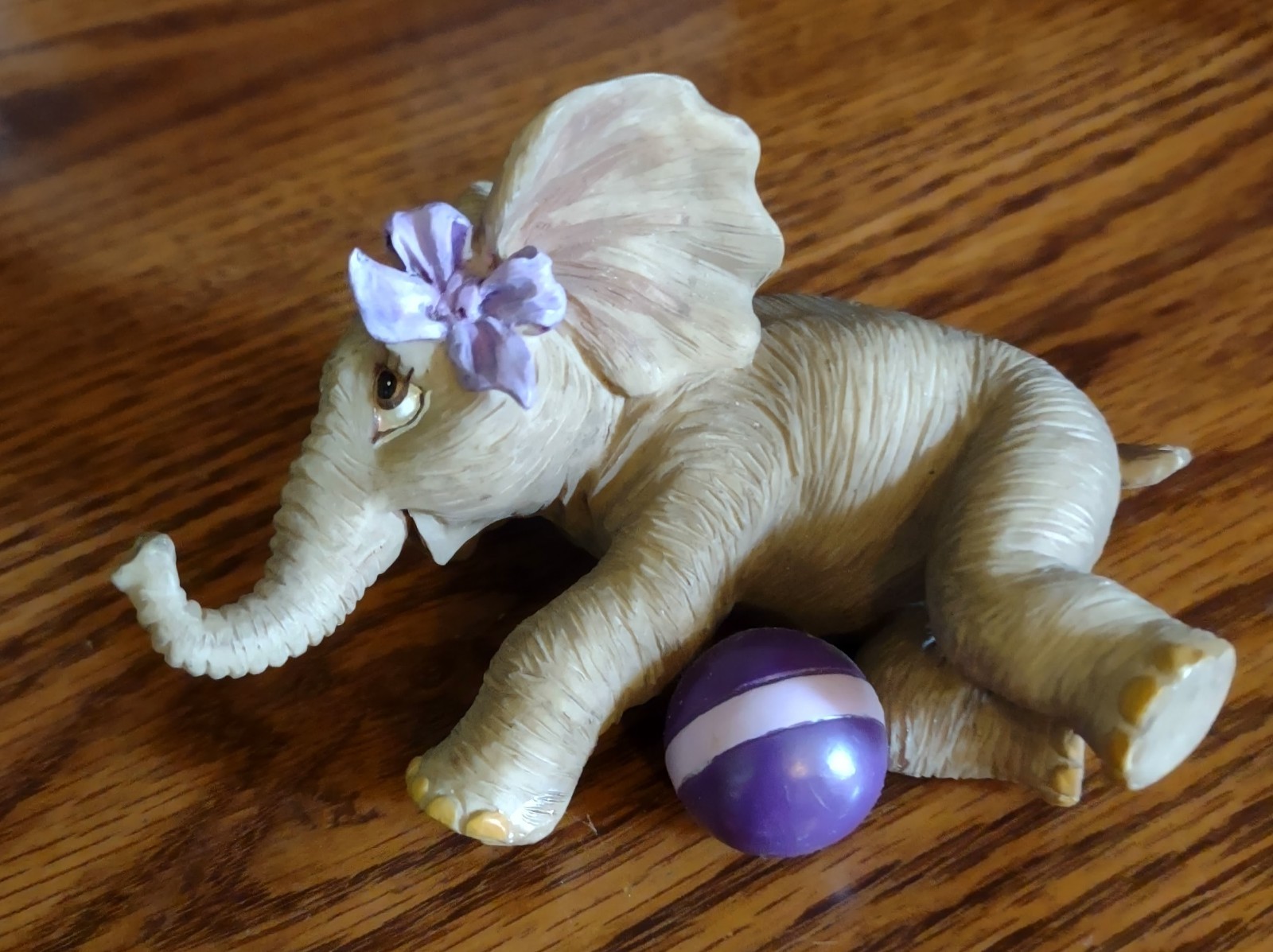 1996 Hamilton Collection Elephant Wildlife Nursery Mommy, Baby Go Boom