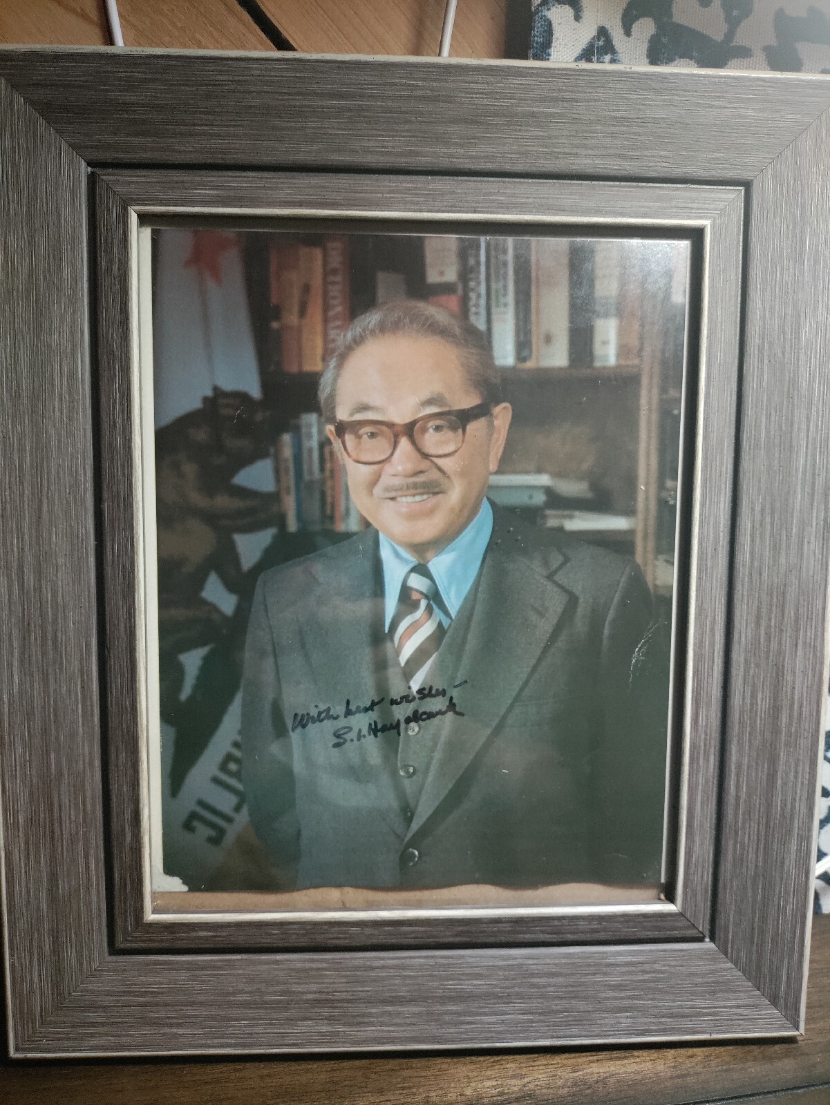 S. I. HAYAKAWA - PHOTOGRAPH SIGNED 