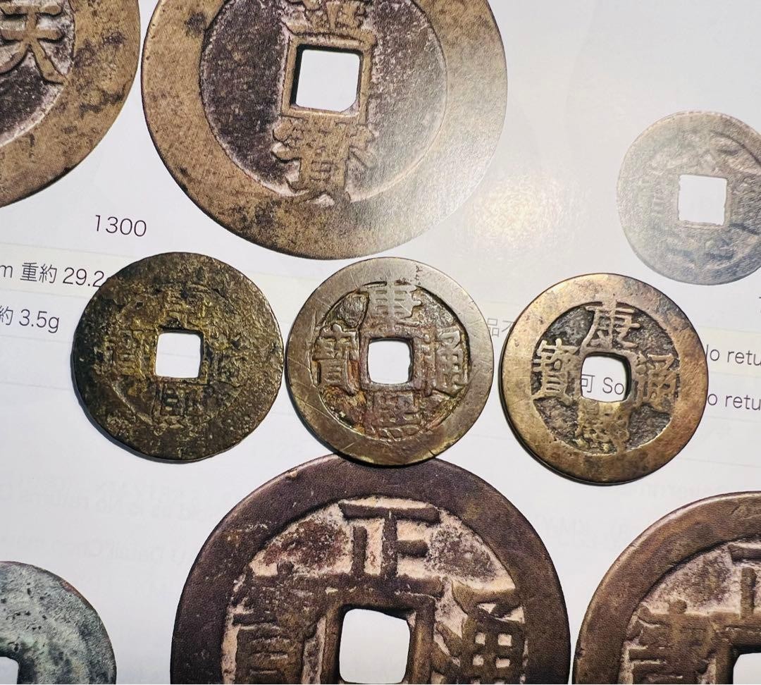 Kangxi Tongbao Chinese Old Coin Antique Collectible Vintage Coin Collection