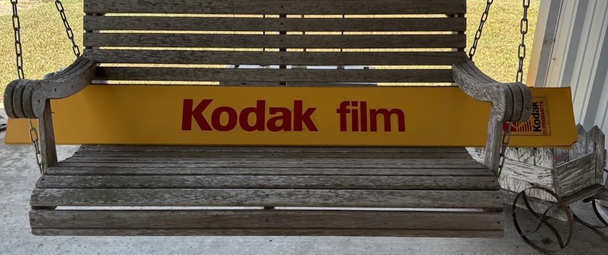 Genuine Kodak Film Sign Advertising Store Display RARE 68.5” x 7.5” from 1970’s