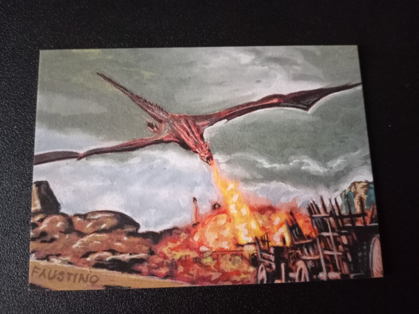 Game of Thrones Legends of The Realm 1/1 SketchaFex Sketch Art Jim Faustino Auto