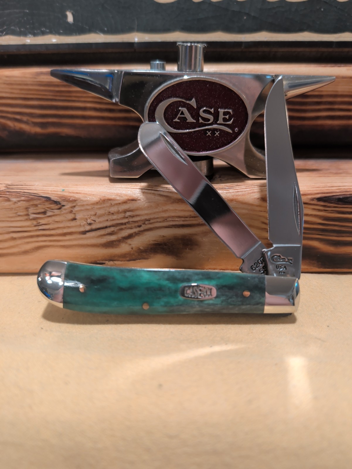 Case XX 1997 Green Appaloosa Mini Trapper