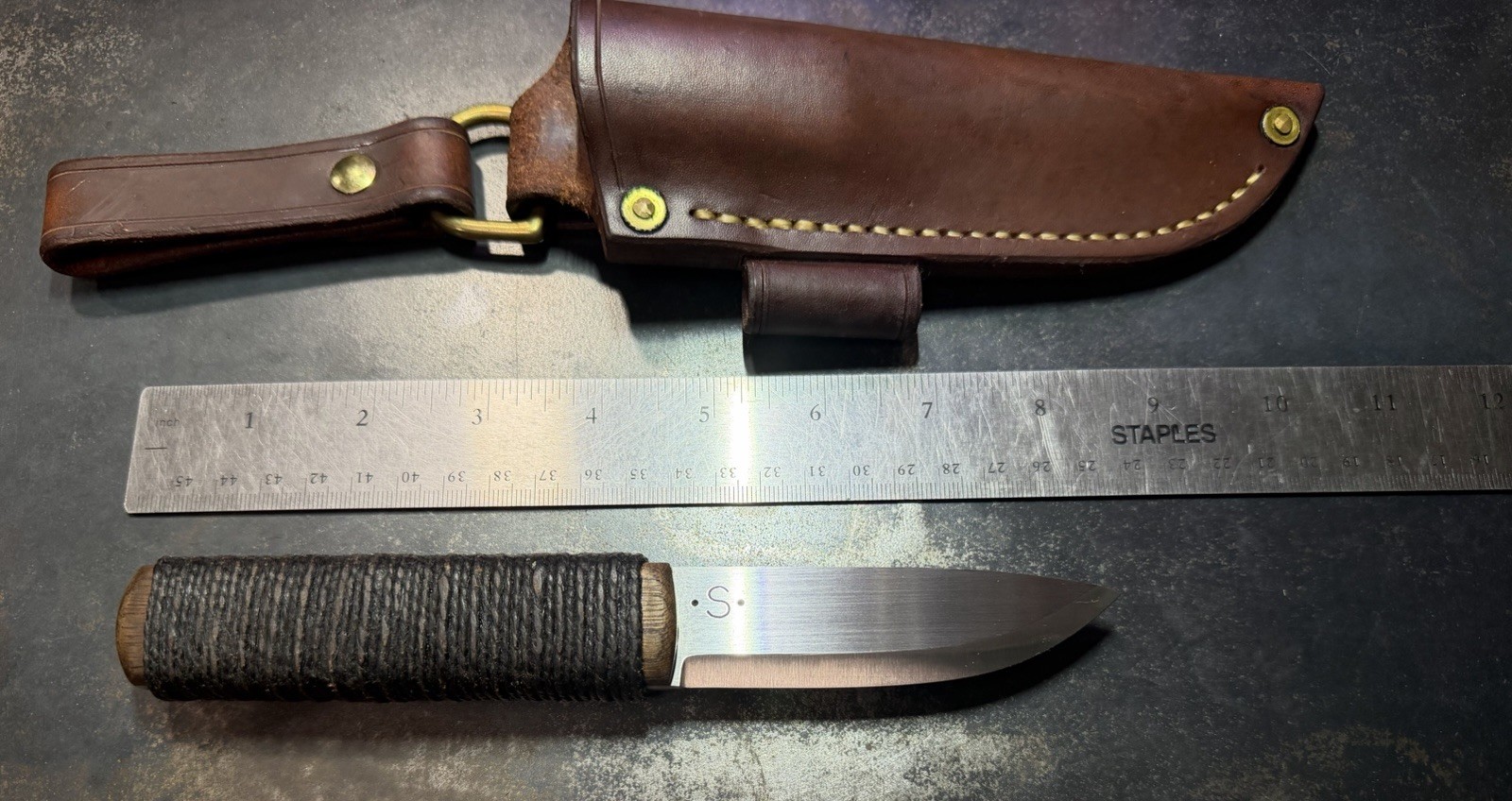 Sargent Edged Tools SET  A2 Skookum Style Custom Bushcraft Knife