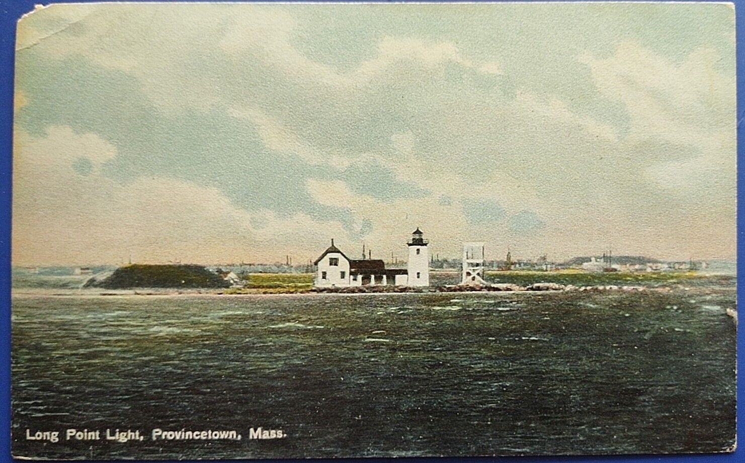 Provincetown, MA. Long Point Light.  1910s. Corner Wear