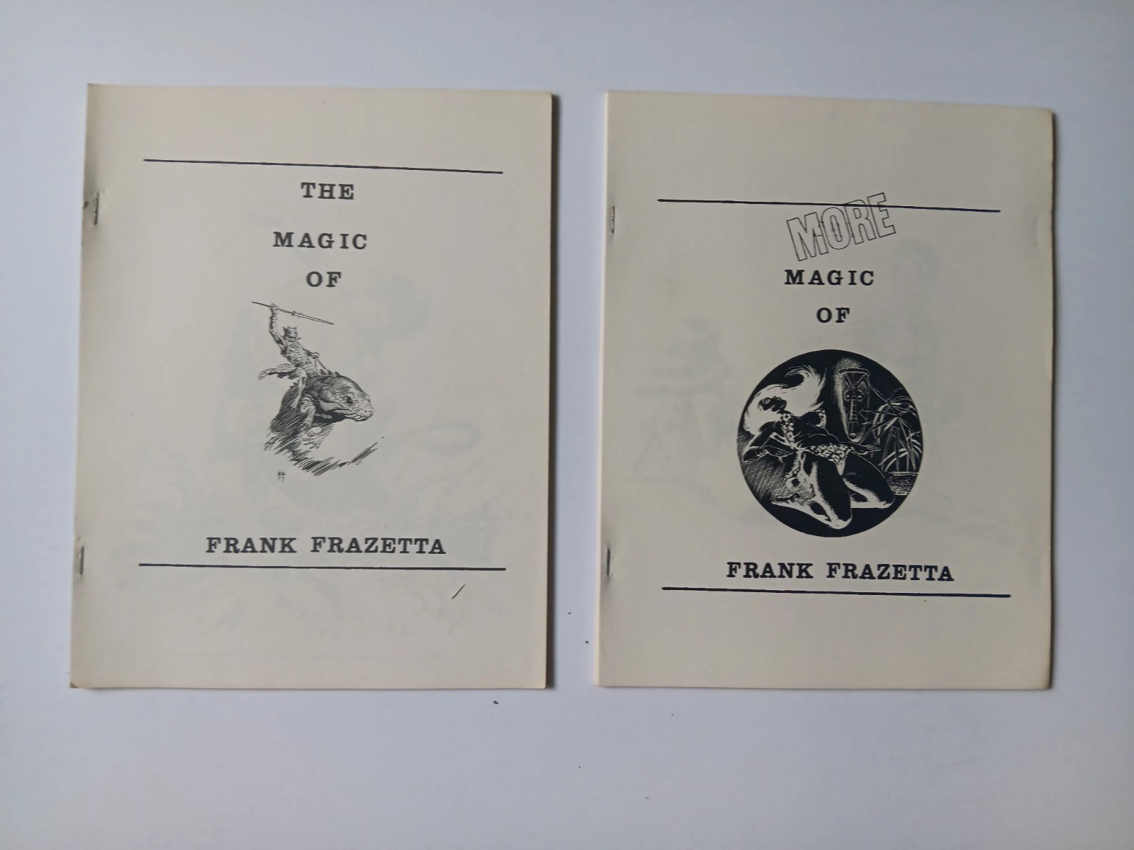 The Magic of Frank Frazetta & More Magic of Frazetta Art Folio from the 1970\'s