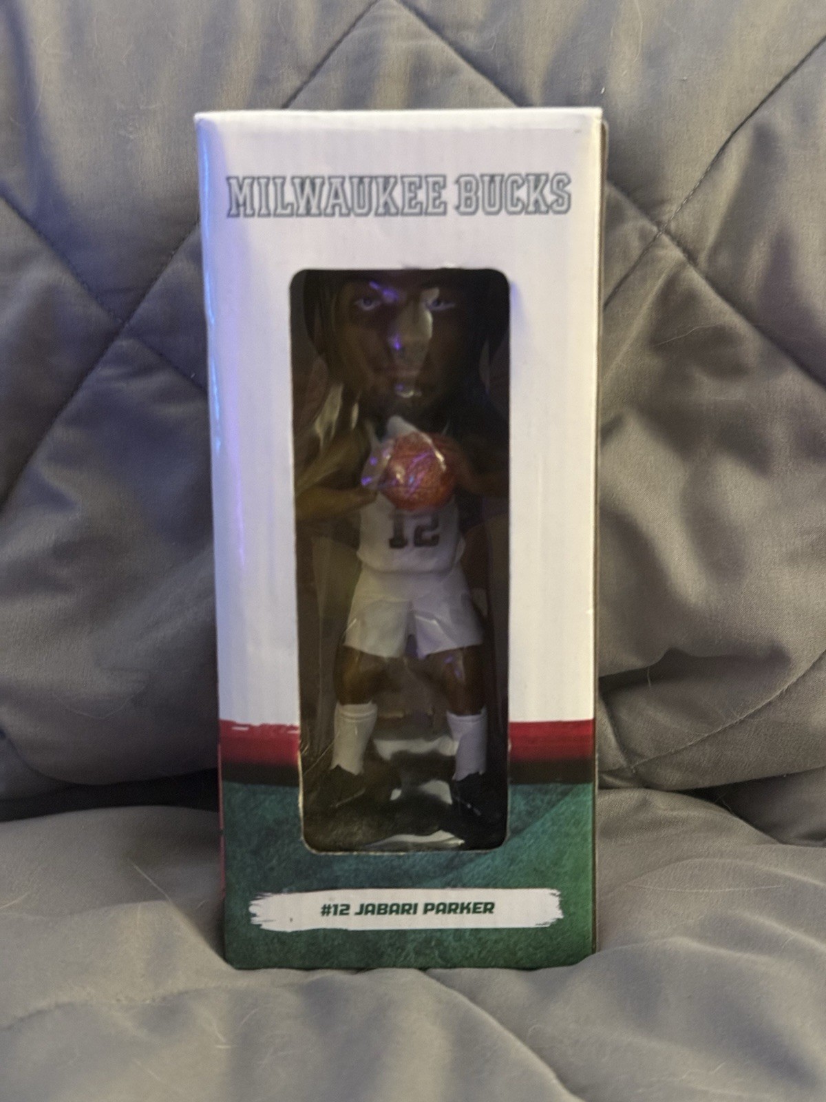 Milwaukee Bucks NBA Jabari Parker #12 Numbered Basketball Bobblehead Milwaukee Bucks NBA Jabari Parker #12 Numbered Basketball Bobblehead