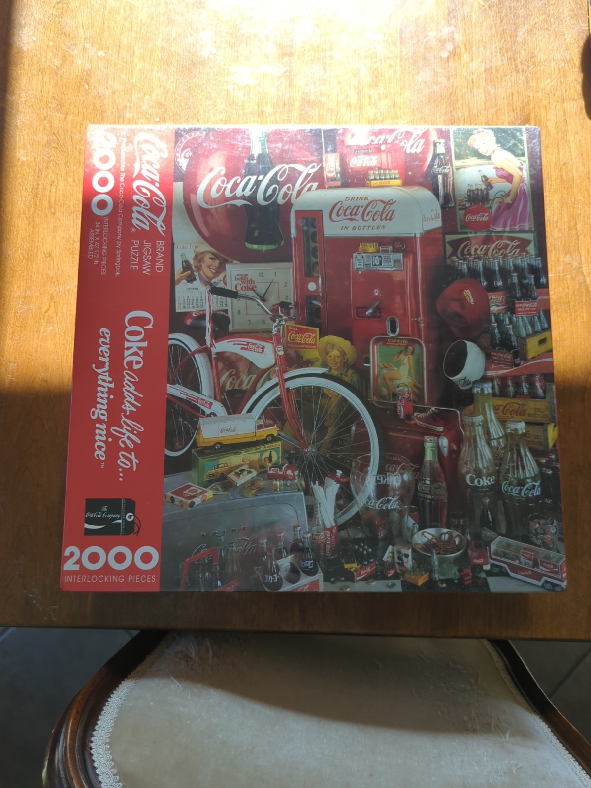 NIB Vintage 1991 Coca-Cola 2000 Piece Jigsaw Puzzle