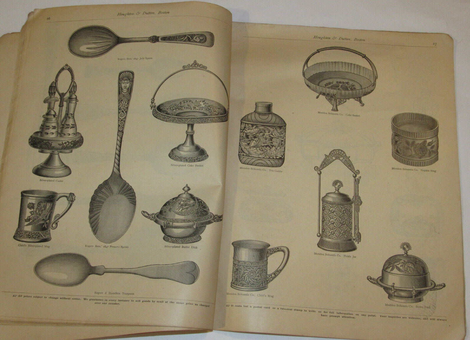 VTG 1889 HOUGHTON & DUTTON DEPARTMENT STORE CATALOG BOSTON, MA PICS & PRICES