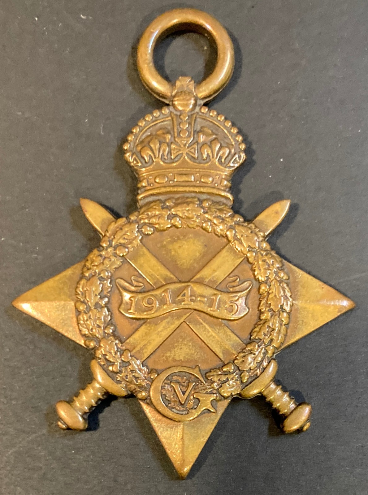 original IDd named WW1 BRITISH 1914-15 STAR Medal SUFFOLK REGT LOWE WWI UK Low #