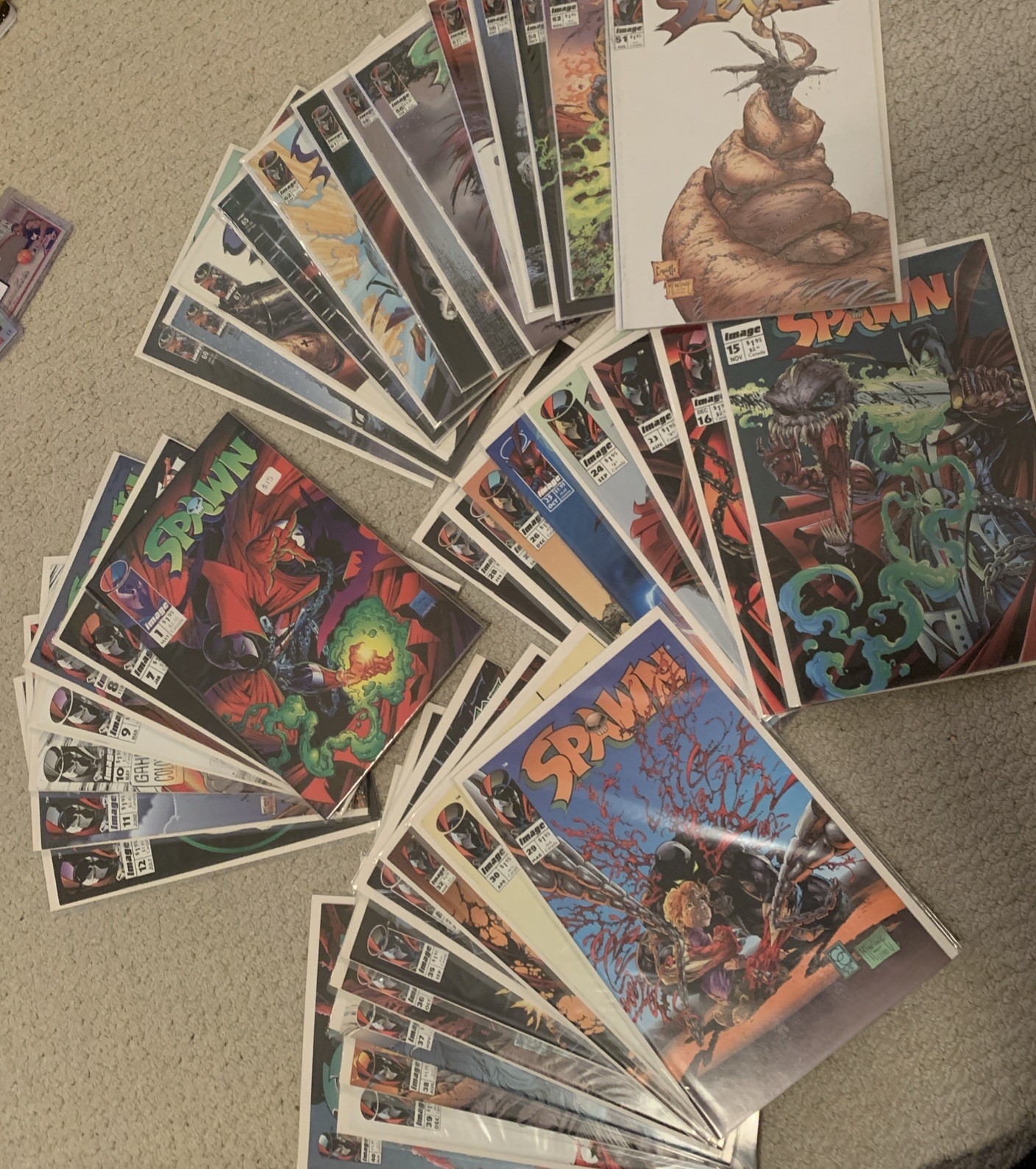 Huge Spawn Comic Series Lot Of 41 Incredibly Well Kept Comics A+ Tod McFarlane