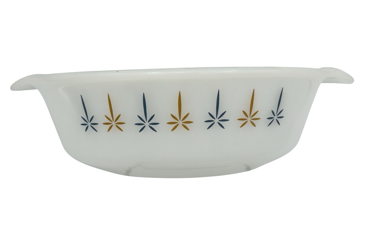 Vintage 1970s Anchor Hocking Fire King Candle Glow 1 Qt Casserole Dish No Lid