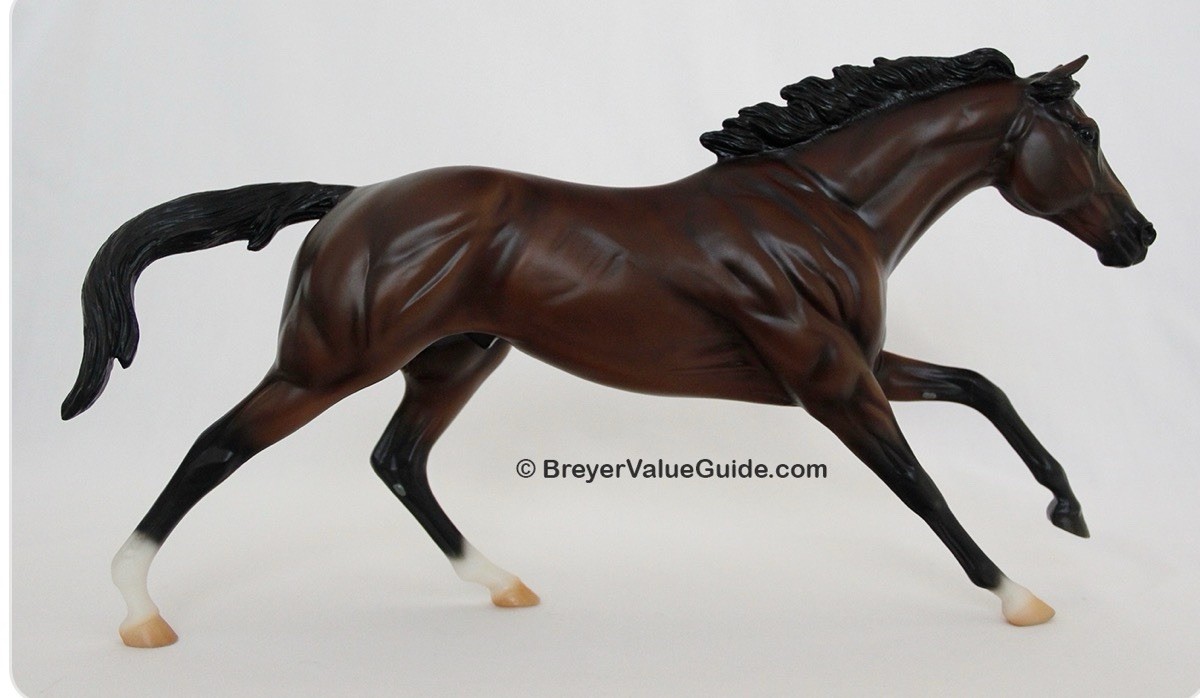 Vintage Breyer Horse Cigar #476 Matte Bay Diamond Star Racehorse 1998 USA EUC