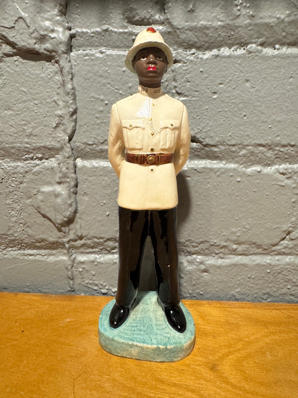 Vintage Nassau Bahamas Royale Police Officer Traditional Uniform Figurine Statue Vintage Nassau Bahamas Royale Police Officer Traditional Uniform Figurine Statue