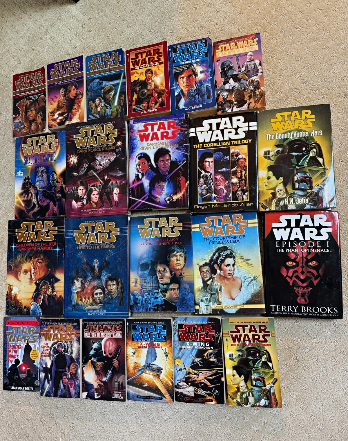 Star Wars HUGE Book Lot Hardcovers/Paperbacks 22 Books Star Wars HUGE Book Lot Hardcovers/Paperbacks 22 Books