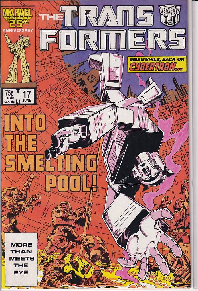 45882: MARVEL THE TRANSFORMERS #17 NM- Grade