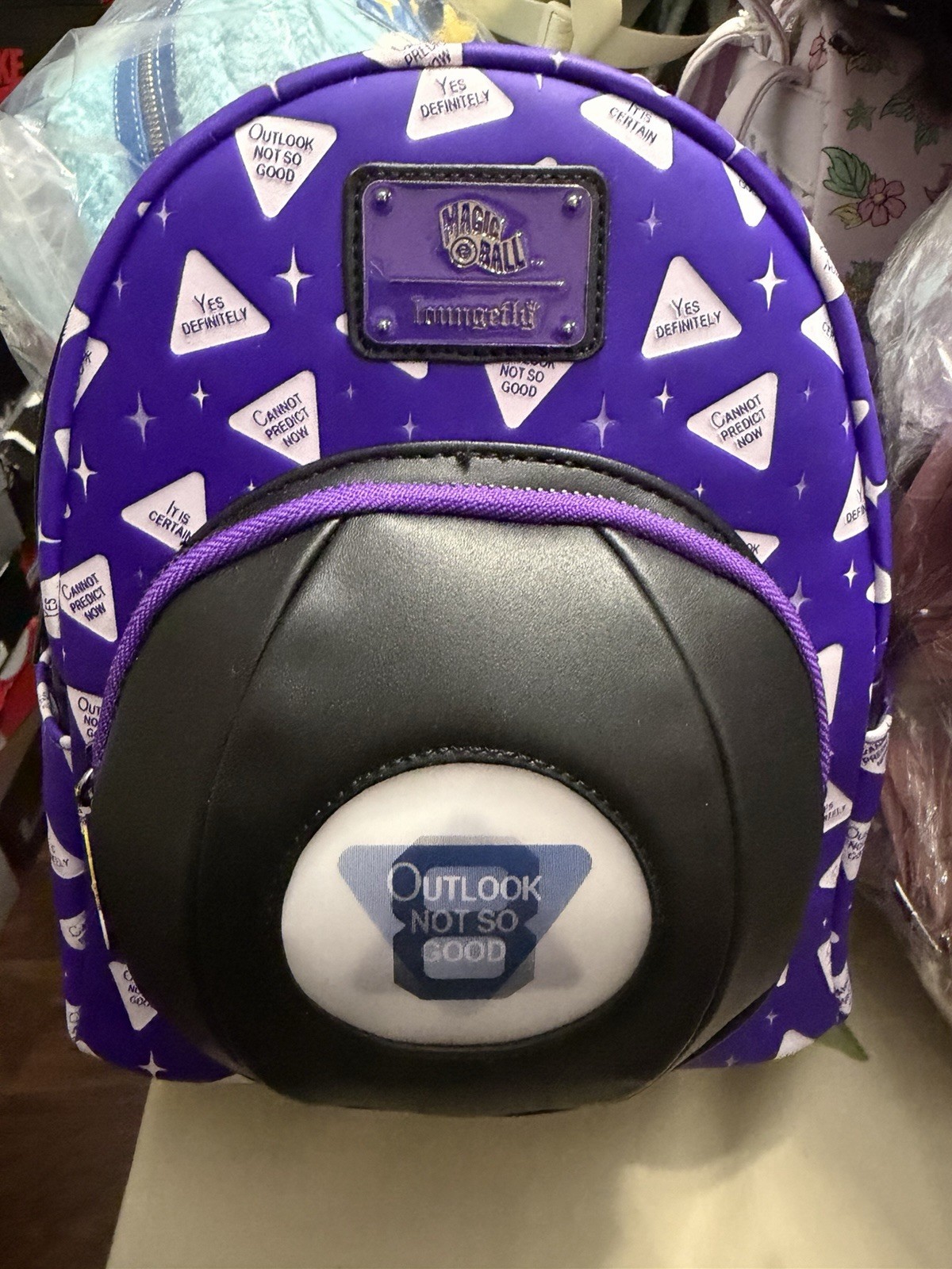Loungefly Mattel Magic 8 Ball Lenticular Mini Backpack