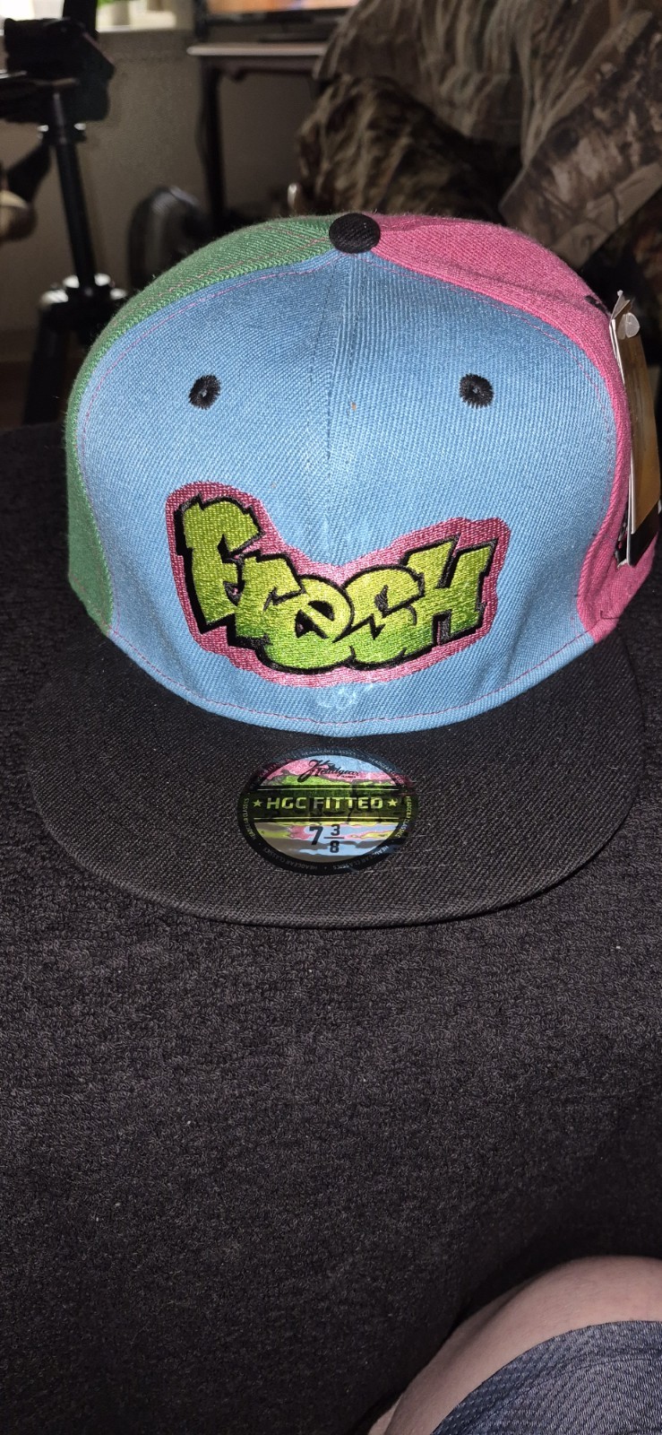 Headgear Classics Embroidered Fitted Hat Fresh Prince Bel-Air Blue 7 3/8 Headgear Classics Embroidered Fitted Hat Fresh Prince Bel-Air Blue 7 3/8