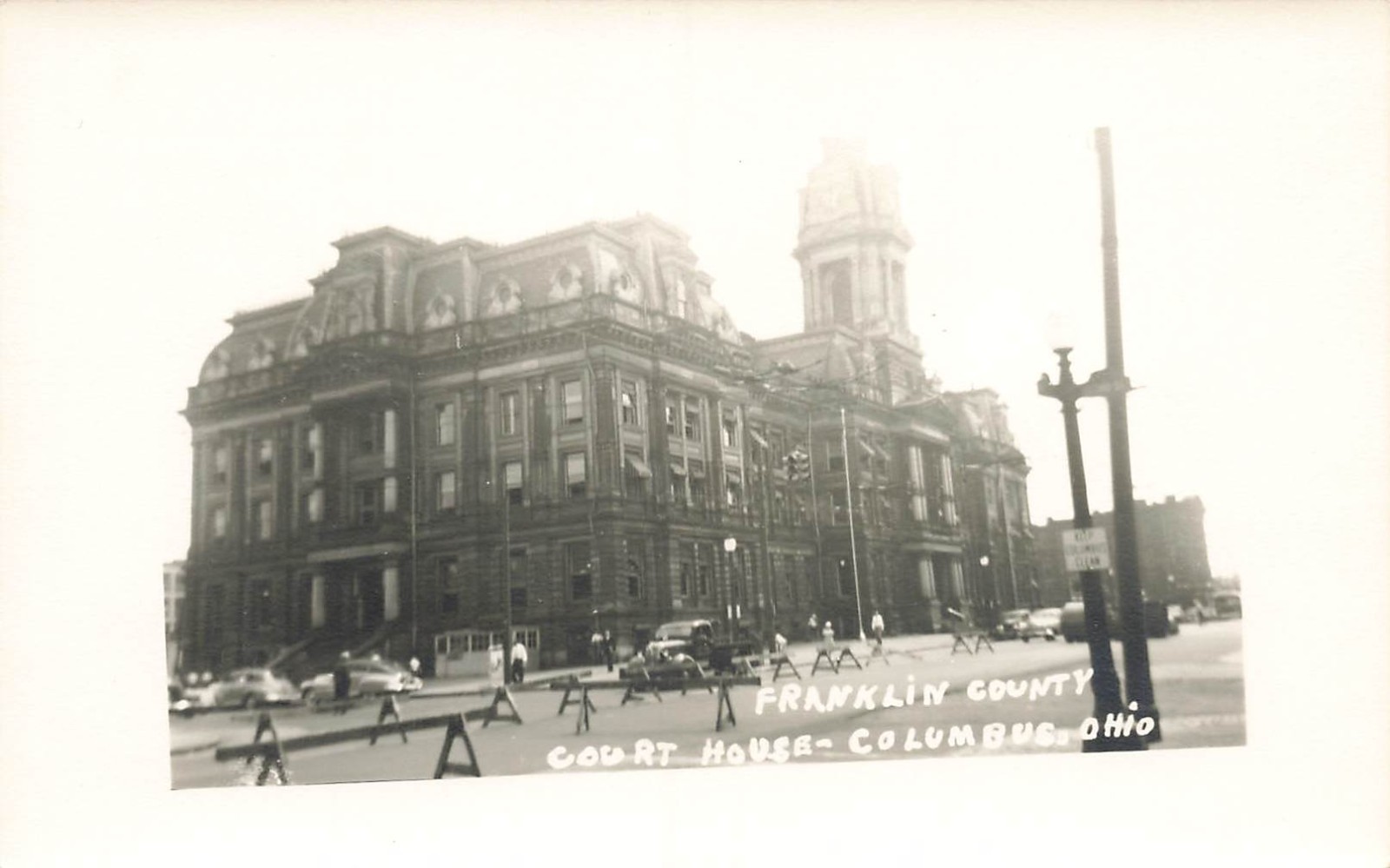 LP07 Columbus Ohio Franklin County Court House RPPC Postcard LP07 Columbus Ohio Franklin County Court House RPPC Postcard