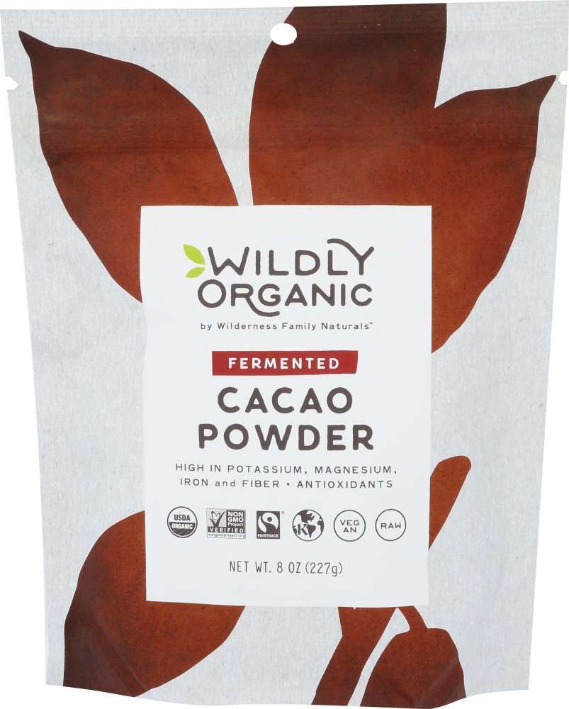 Wildly Organic Powder Cacao Fermented 8 Oz Pack Of 6