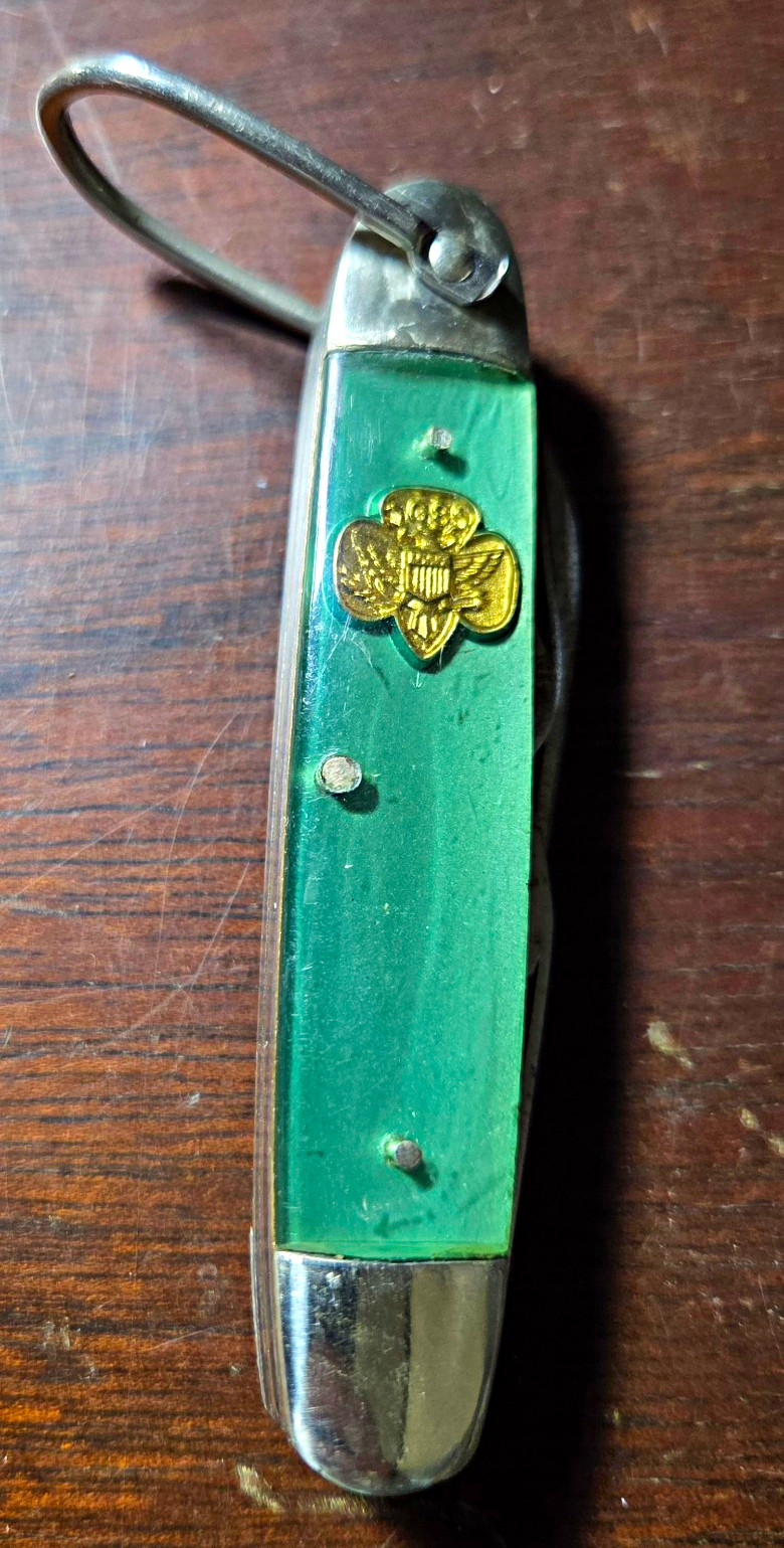 Girl Scout Utility Folding Knife 4-Blade Kutmaster Utica USA 1958-1970 Vintage
