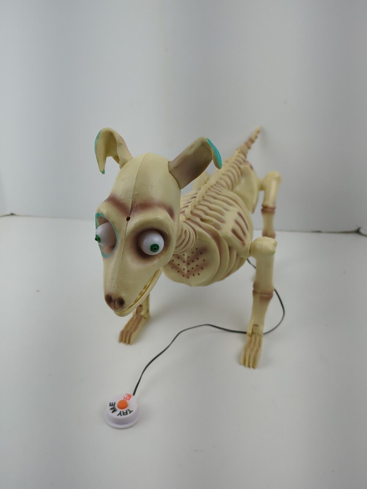 Animated Light Up Talking Gemmy Boney Barney Halloween Skeleton Dog Target 2008