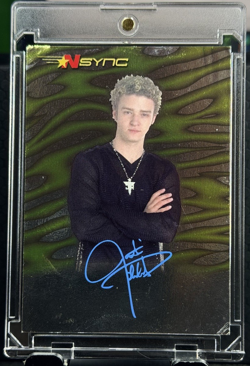 Justin Timberlake 2000 Topps *NSYNC #42 Super Rare Card