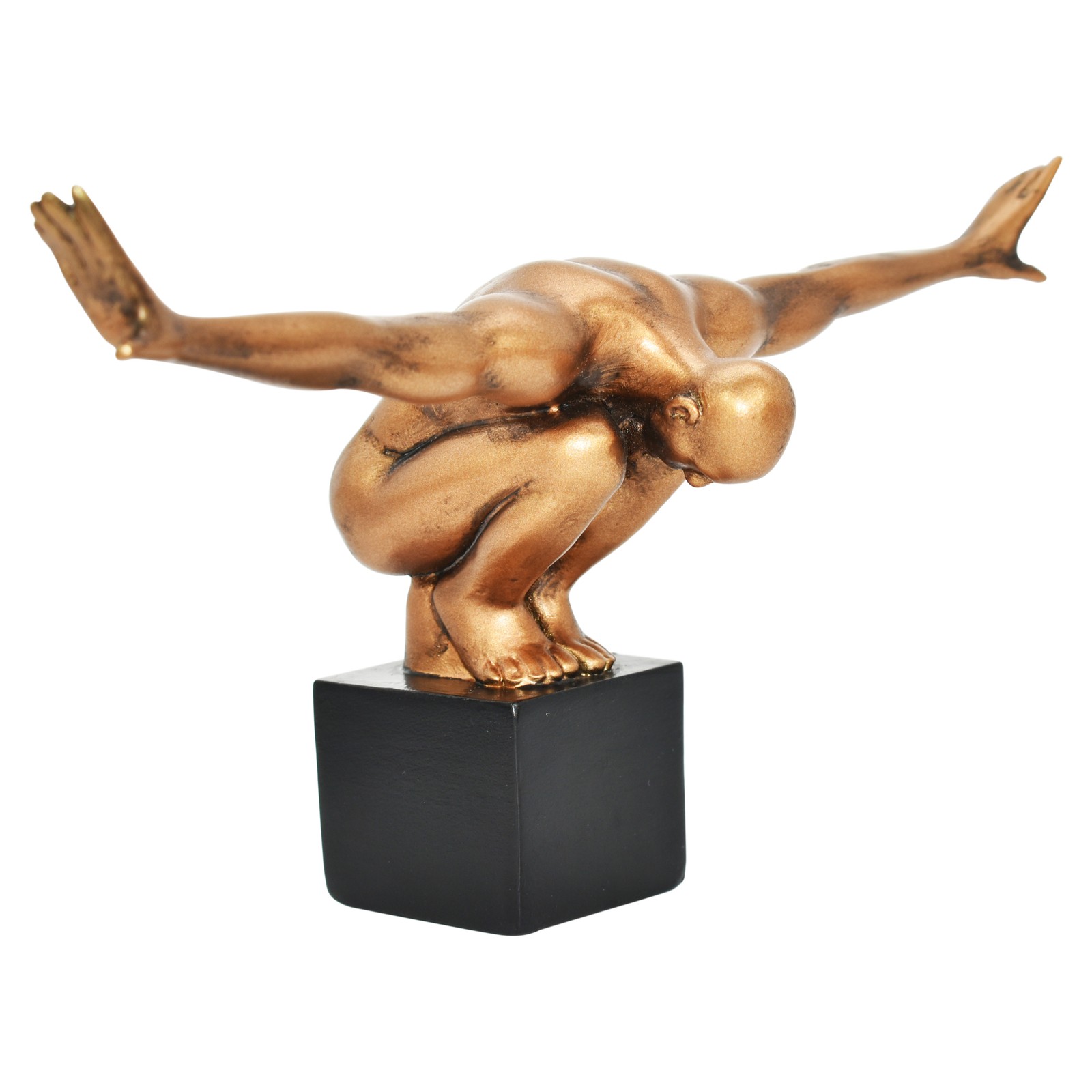 Adam & Friends Take-A-Bow Man Sculpture | Bronze