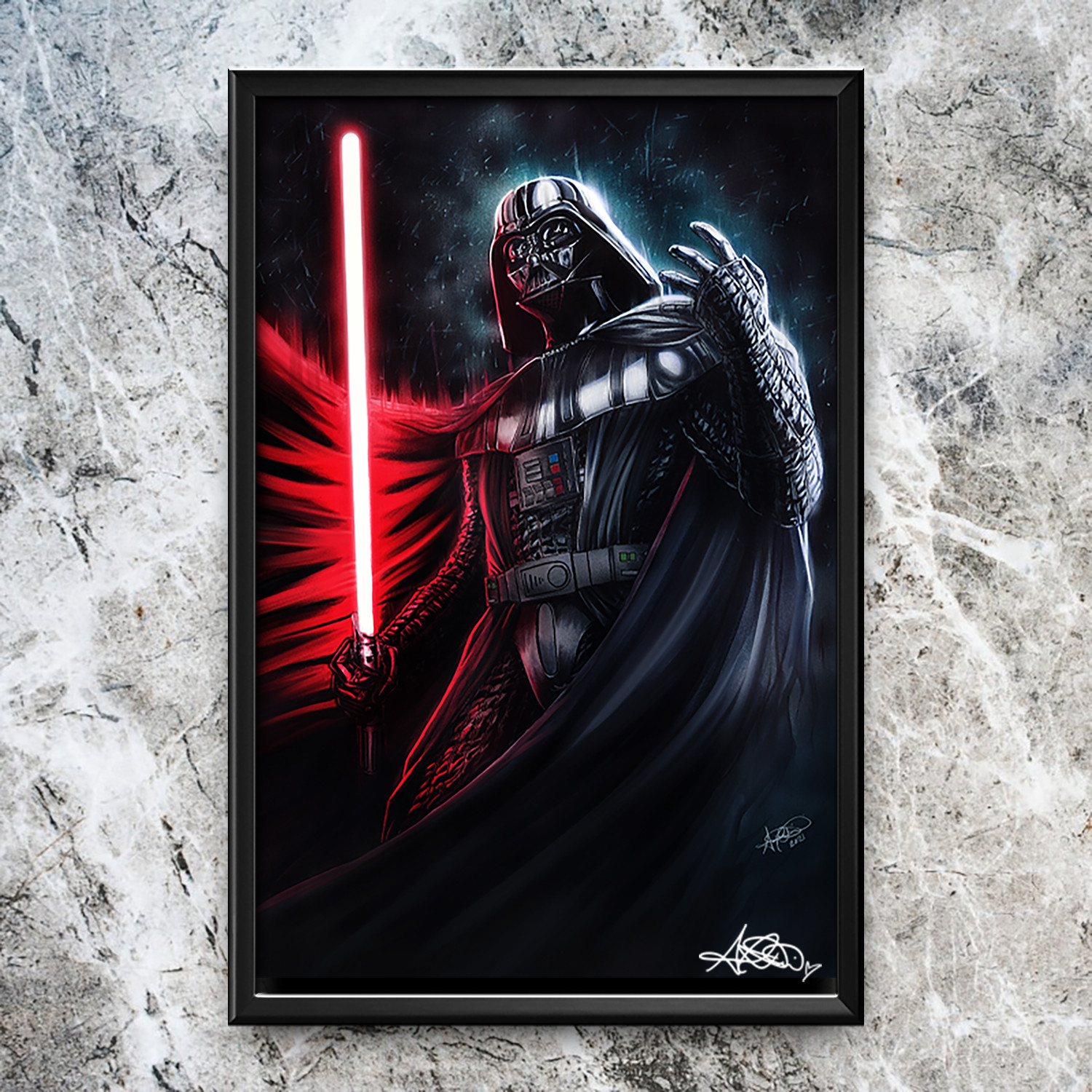 {SIGNED} Star Wars: Darth Vader Art Print 11x17