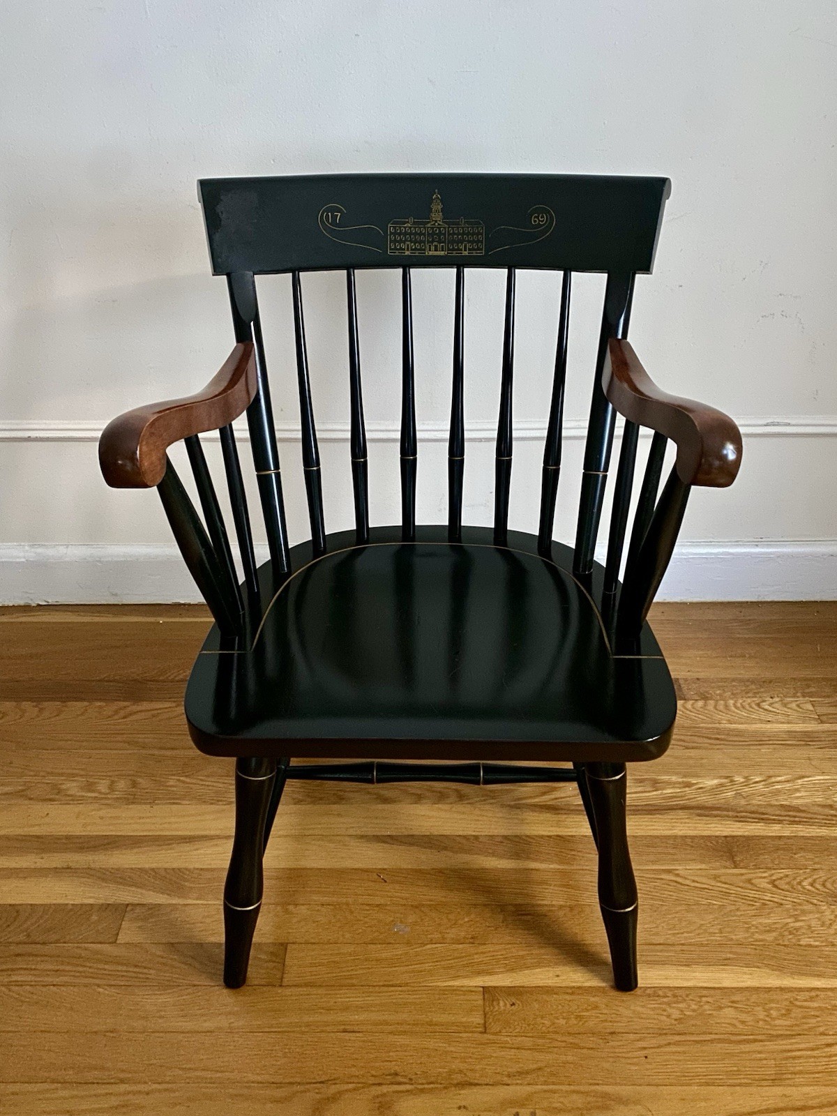 Dartmouth College - Vintage Nichols & Stone Captain\'s Armchair in Solid Maple