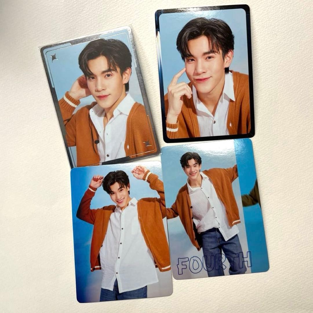 Fourth Trading Card Set of 4 GMMTV HAPPY WEEKEND Collection Fourth Trading Card Set of 4 GMMTV HAPPY WEEKEND Collection
