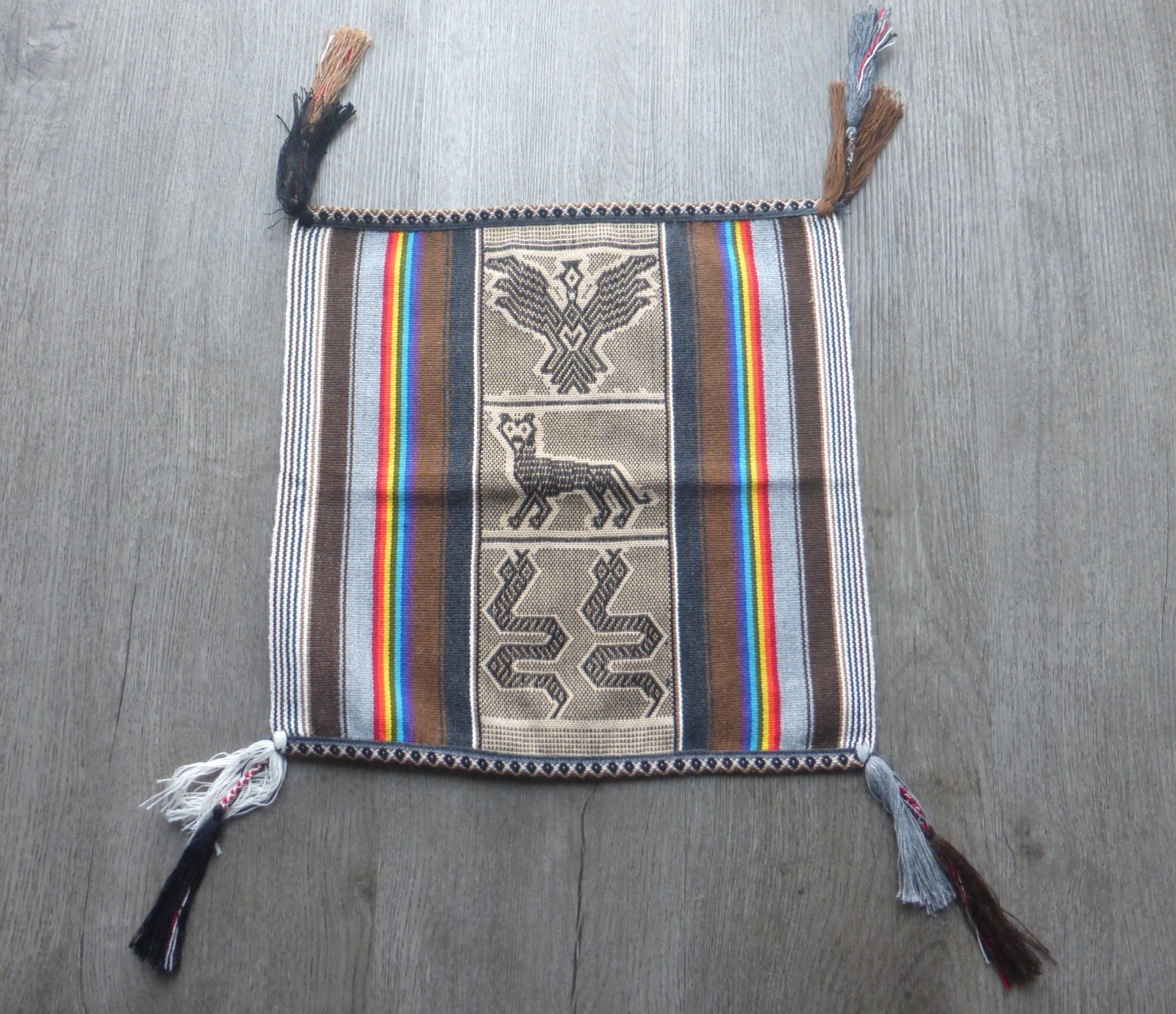 Peruvian Handwoven Aguayo Unquna- Mastana- Andean Mountains Textile