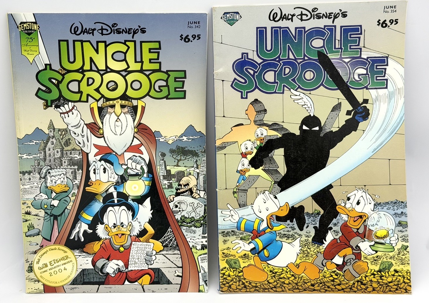 Walt Disney\'s Uncle Scrooge #342 (2005) Don Rosa & #354 RARE