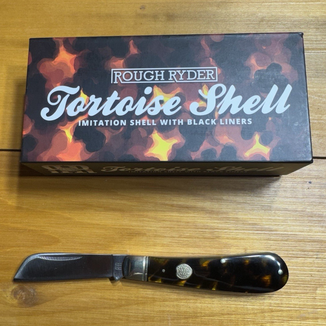 Rough Ryder Tortoise Shell half hawk Pocketknife