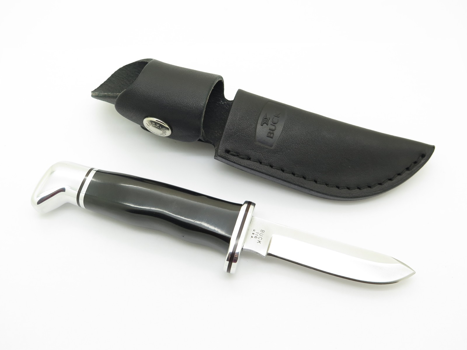 Vintage 1972-86 Buck 116 Caper 3 Three Liner Fixed Blade Hunting Knife (#6025)