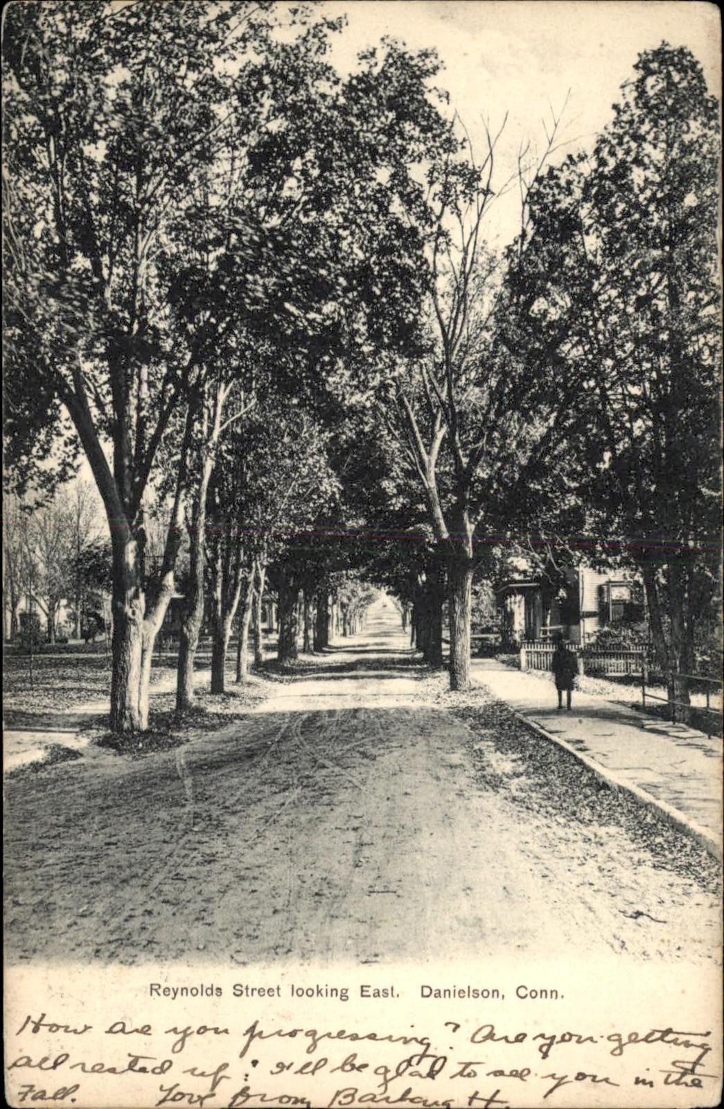 Danielson Connecticut CT Reynolds Street C. S. Dayton c1910 Vintage Postcard