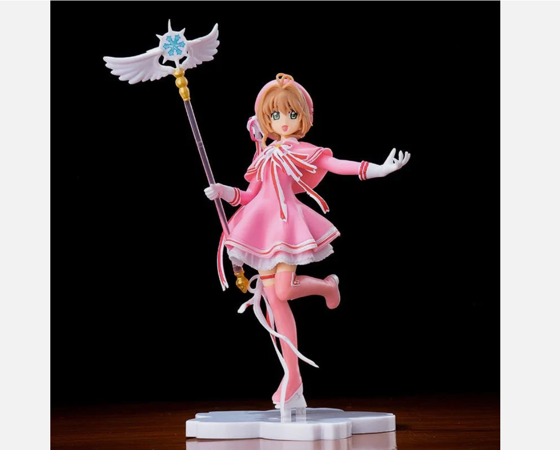 22CM Cardcaptor Sakura Clear Card Kinomoto Sakura PVC Figure Collectible New Toy