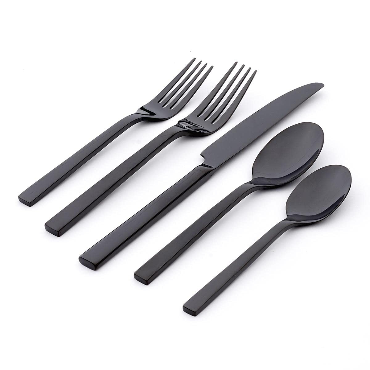 Oneida Chef's Table Black 20 Piece Everyday Flatware Set, Service for 4
