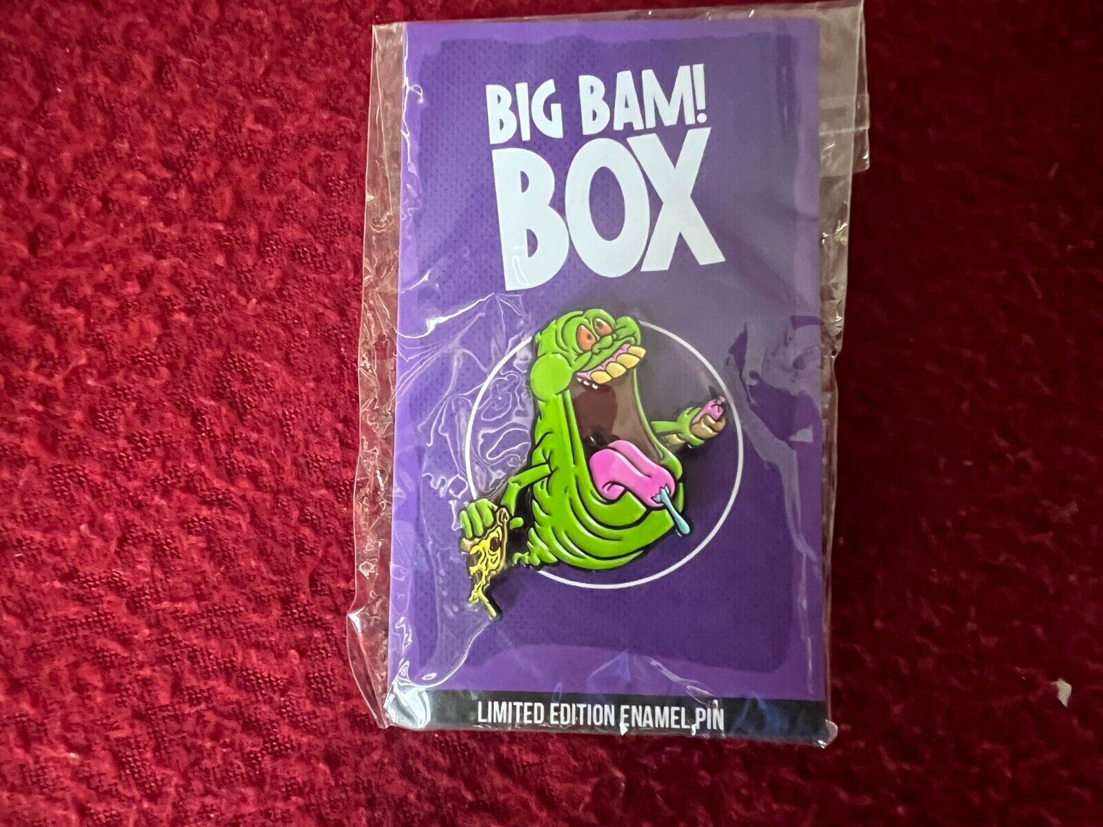 BIG BAM BOX  SLIMER THE GHOSTBUSTERS ENAMEL PIN  GREEN  VARIANT ONLY  150