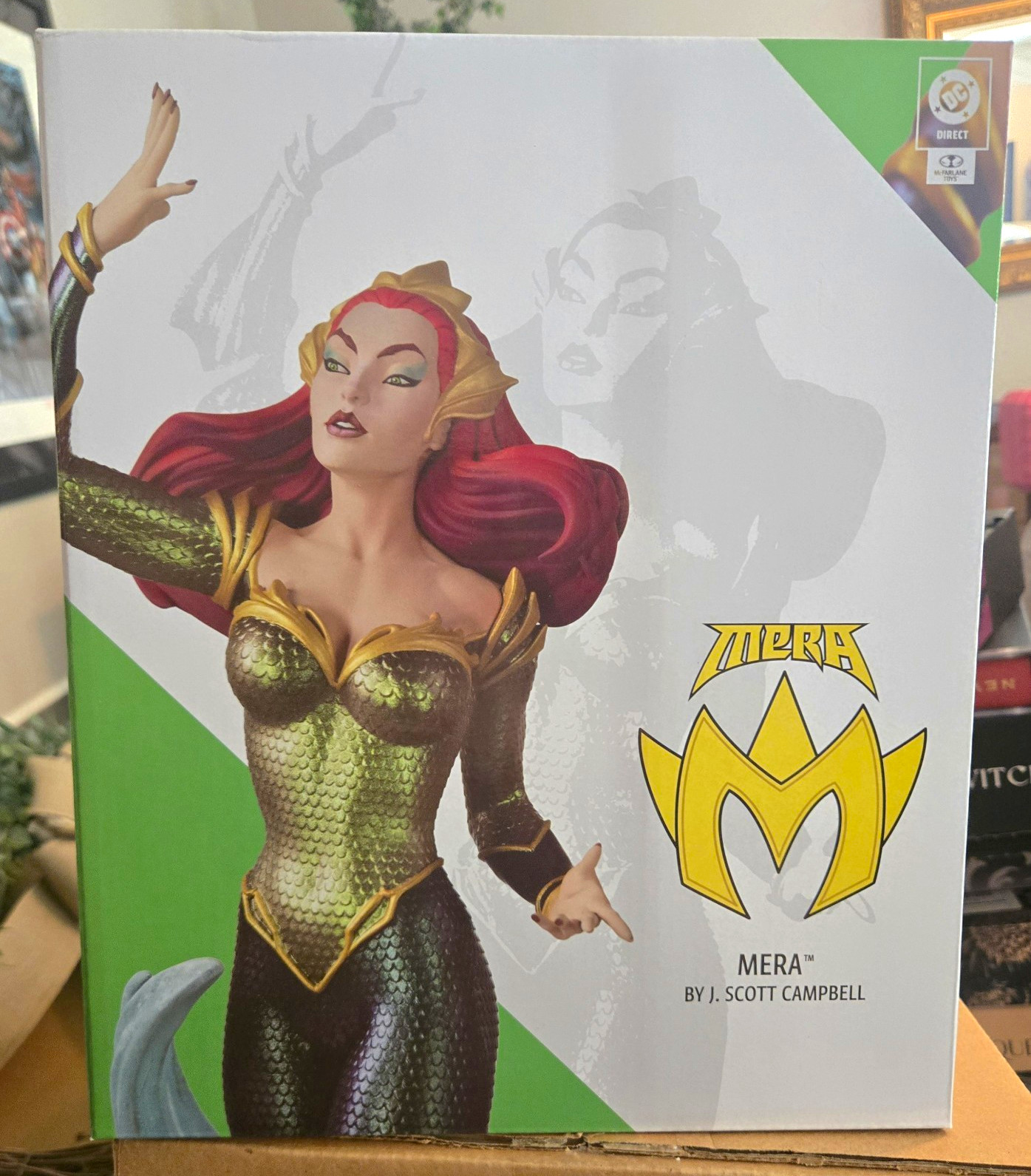DC Direct Mera by J. Scott Campbell Resin Figurine LE 369/708 10.5 in