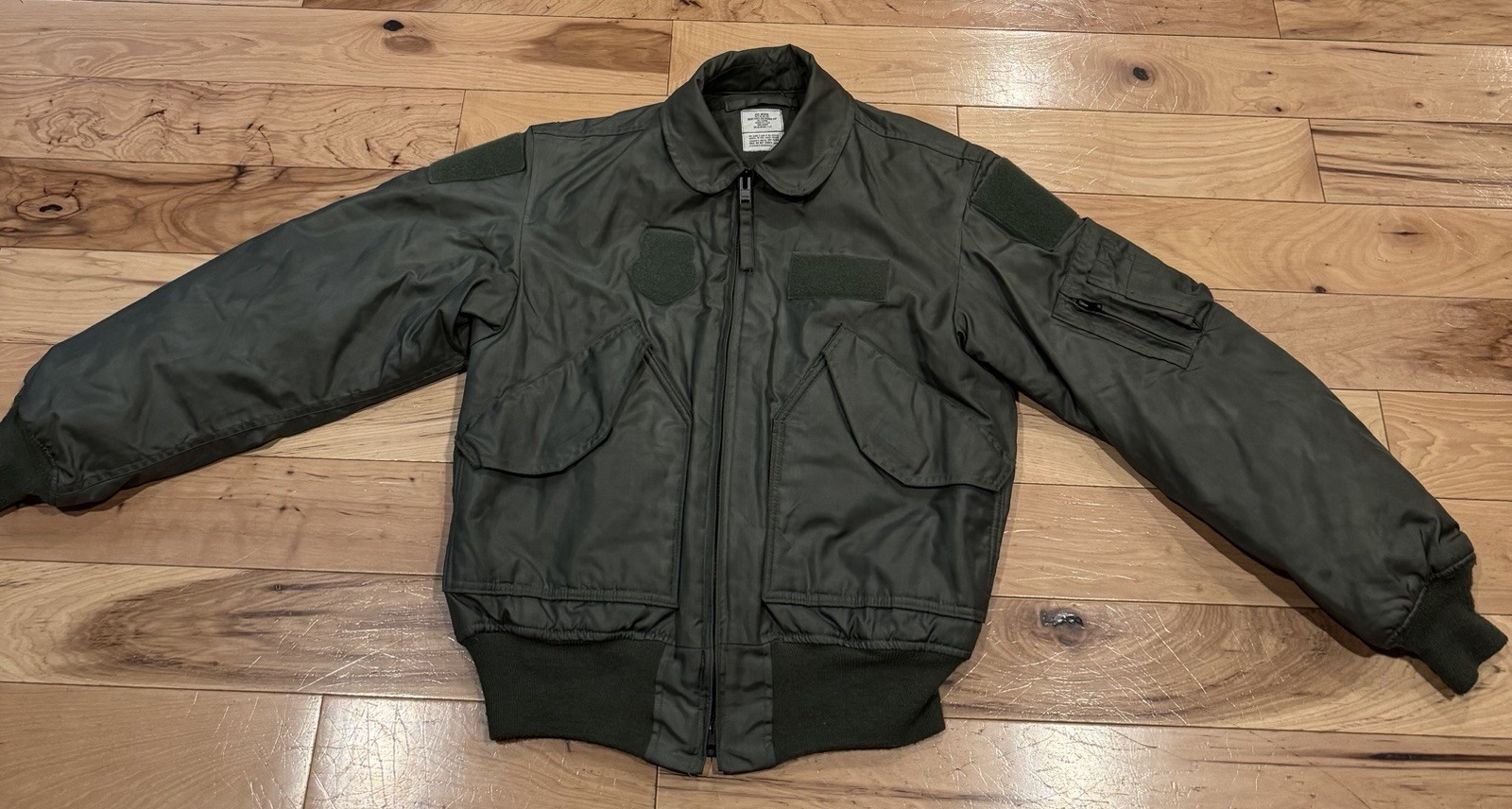 USAF Flyers Jacket Mens Cold Weather CWU 45/P Aramid Pilot Military Sz Med USAF Flyers Jacket Mens Cold Weather CWU 45/P Aramid Pilot Military Sz Med