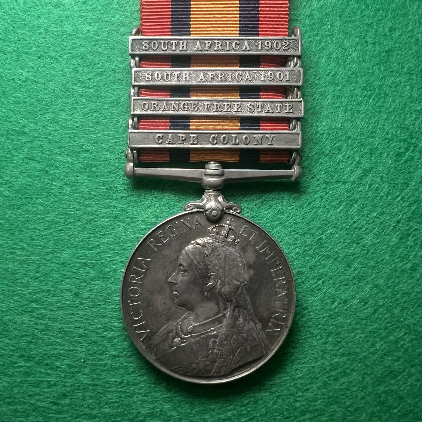 Queen’s South Africa (QSA) Medal | 4 Clasps | 1700 3RD CL TPR J. Hamilton